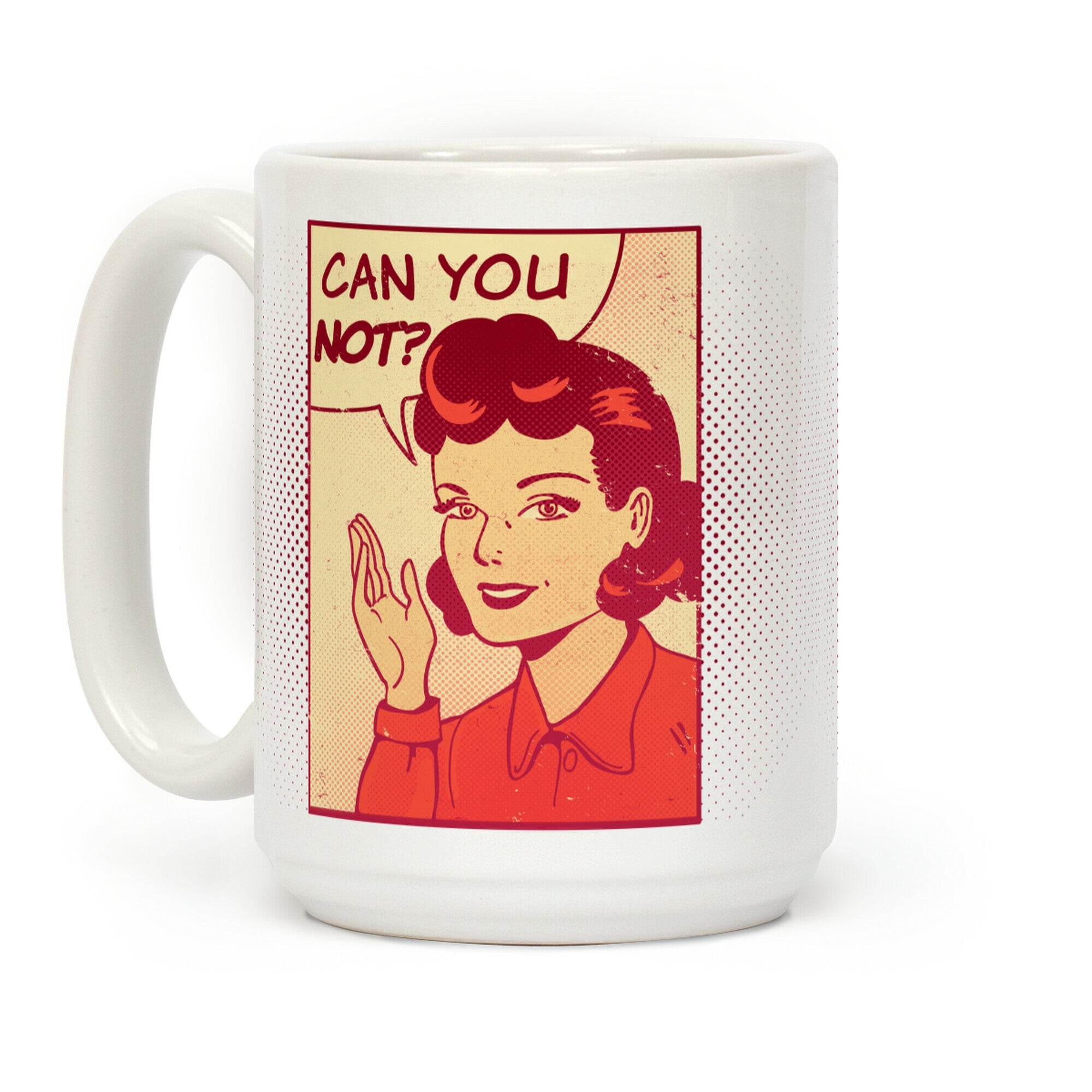 Can You Not Vintage Comic Panel Coffee Mug