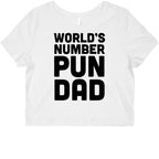World's Number Pun Dad Graphic Baby Tee