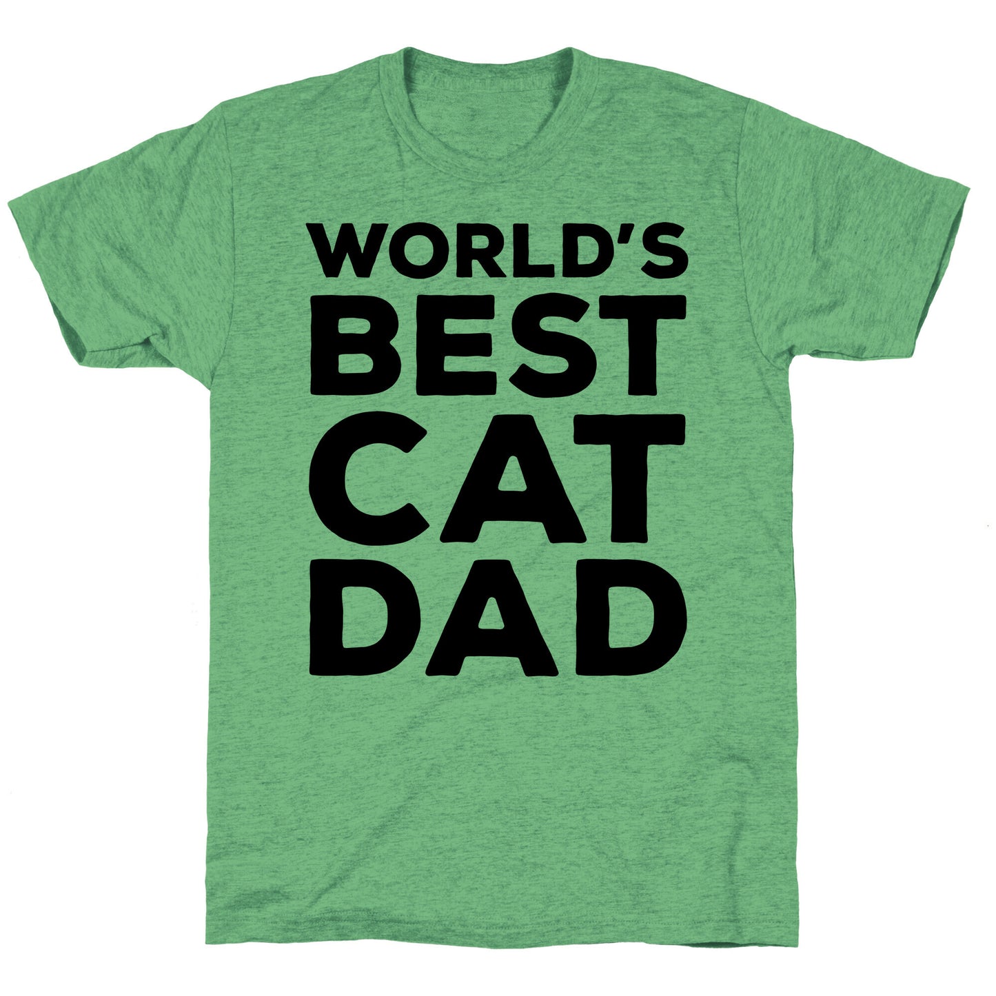 World's Best Cat Dad Unisex Triblend Tee