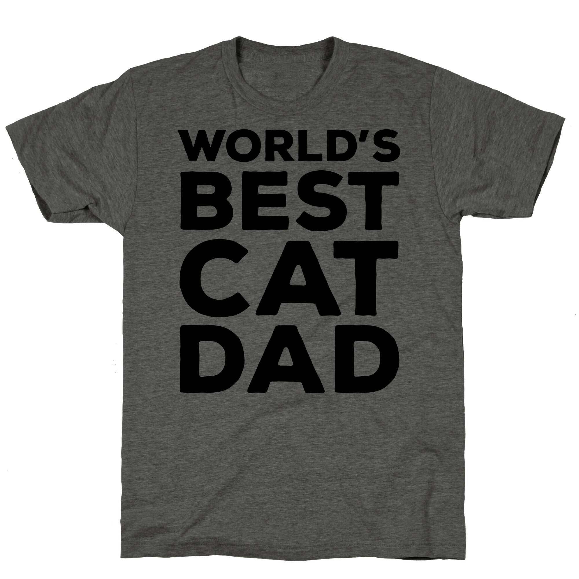 World's Best Cat Dad Unisex Triblend Tee