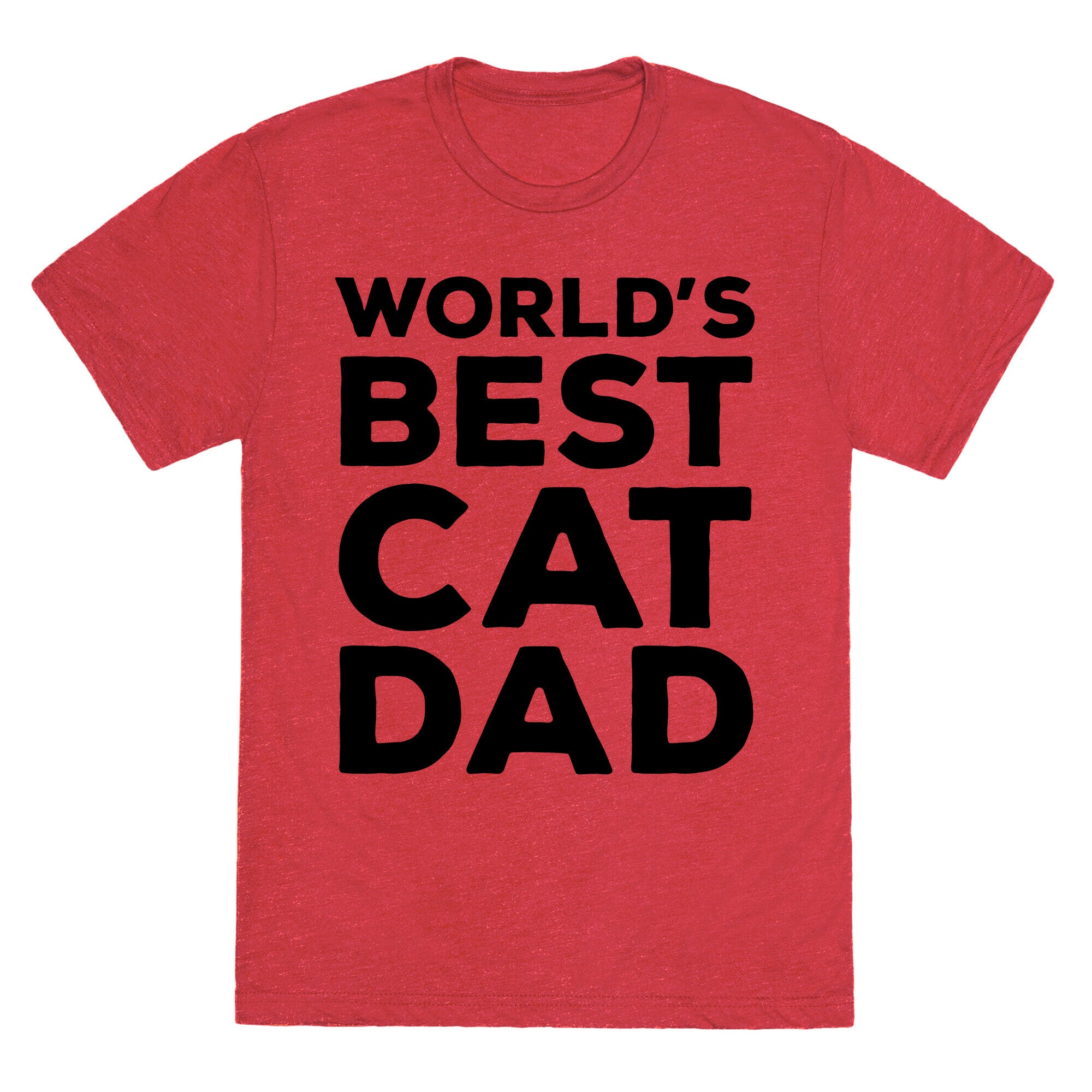 World's Best Cat Dad Unisex Triblend Tee