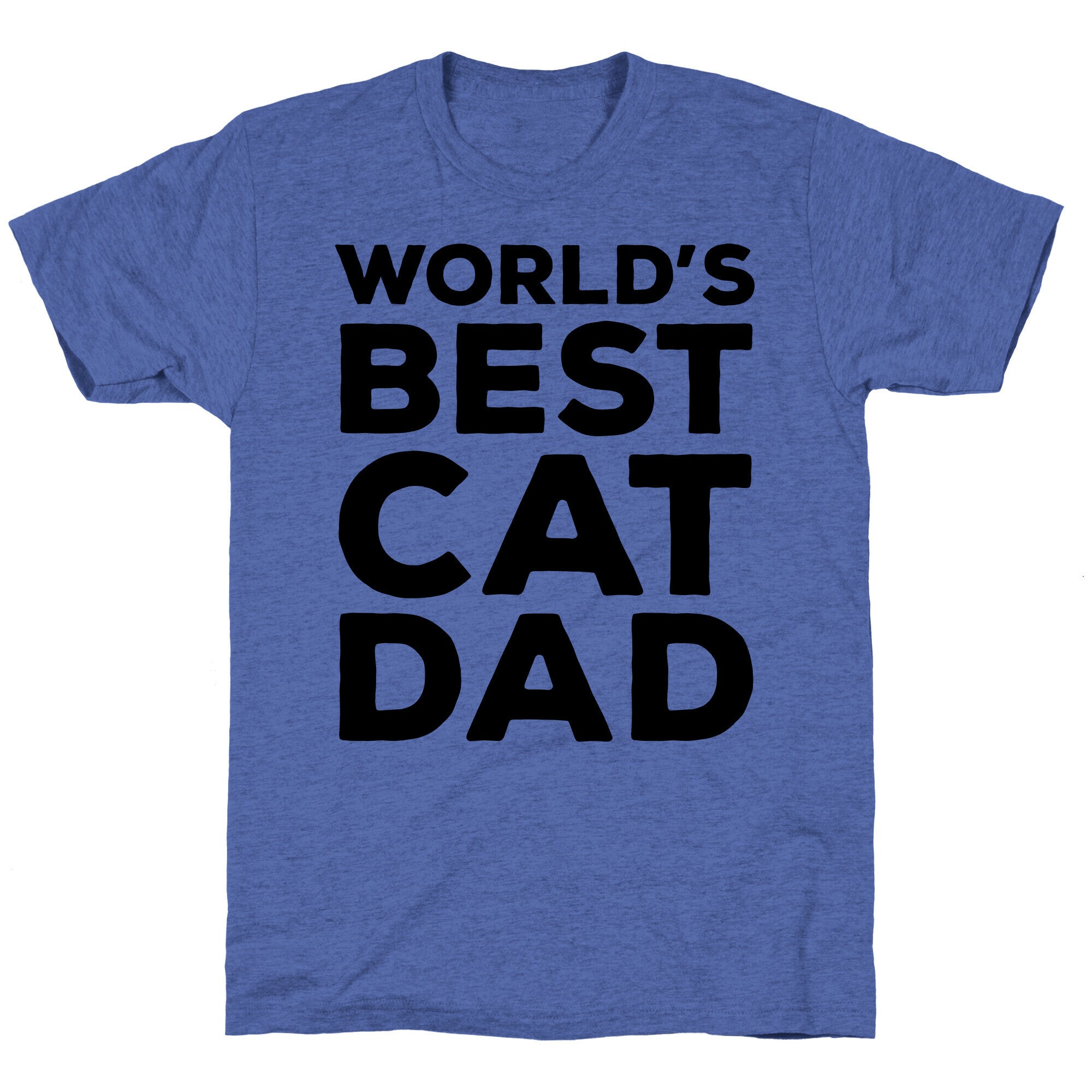 World's Best Cat Dad Unisex Triblend Tee