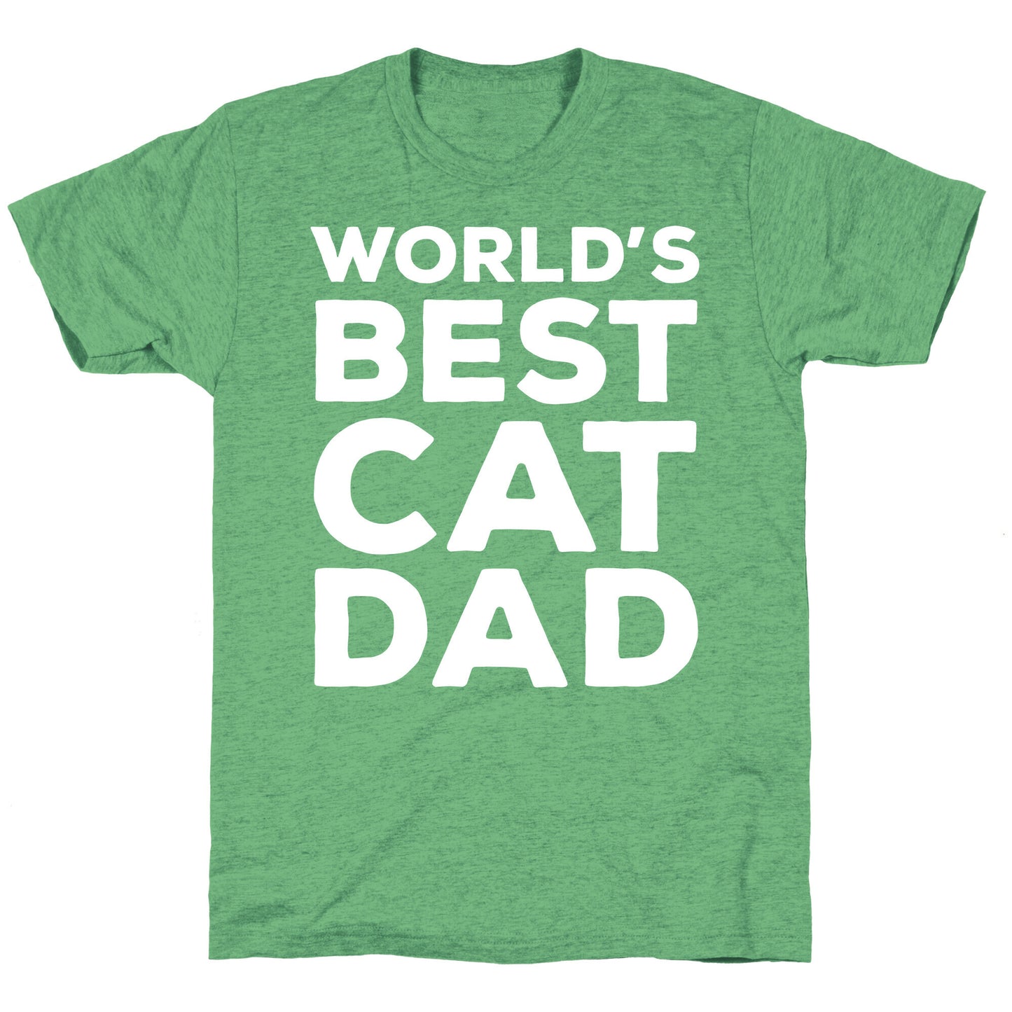 World's Best Cat Dad Unisex Triblend Tee