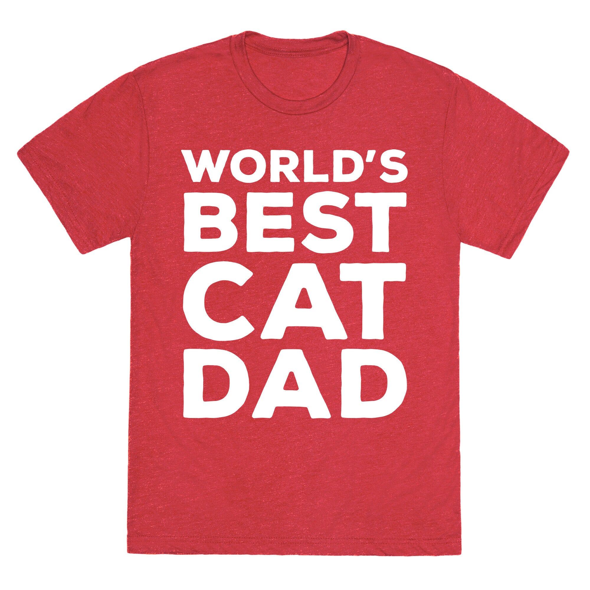 World's Best Cat Dad Unisex Triblend Tee