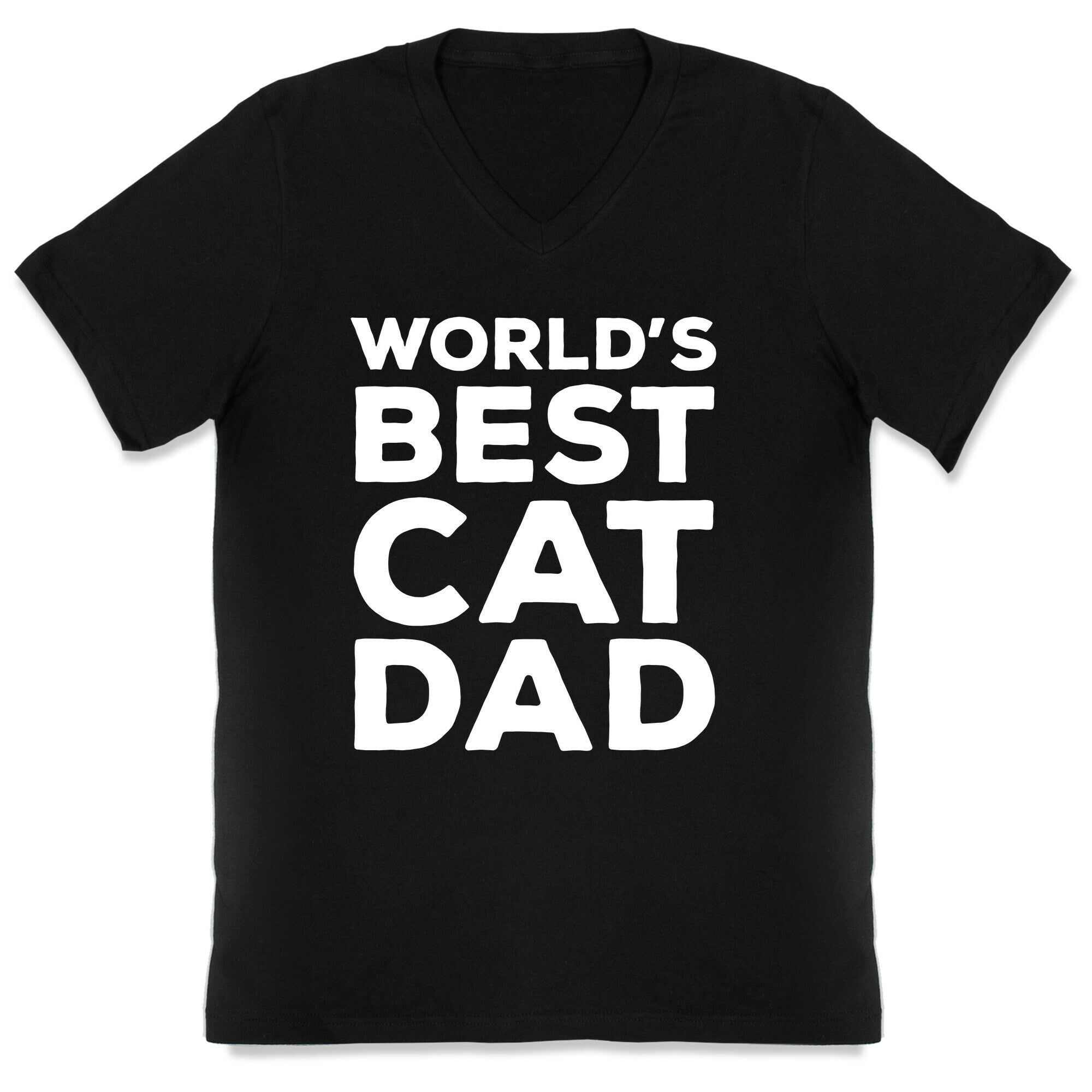 World's Best Cat Dad V-Neck