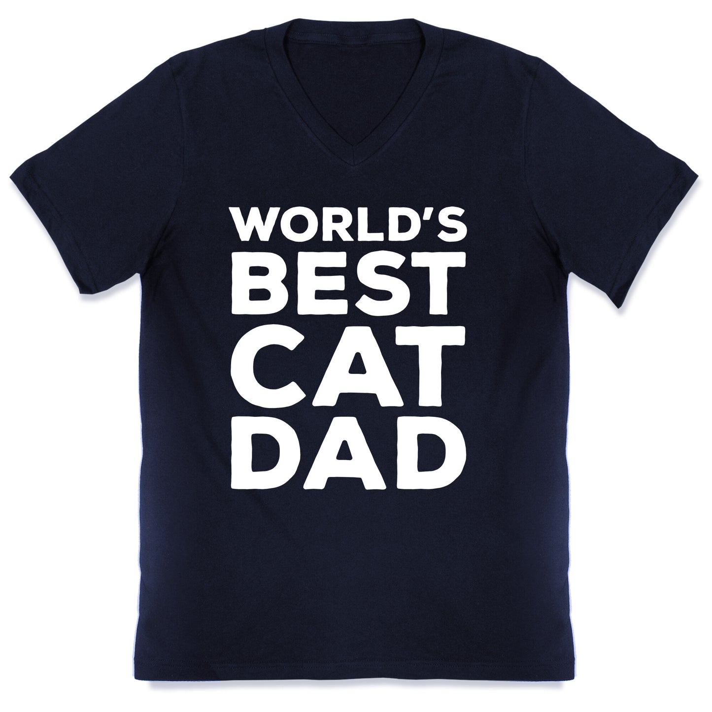 World's Best Cat Dad V-Neck