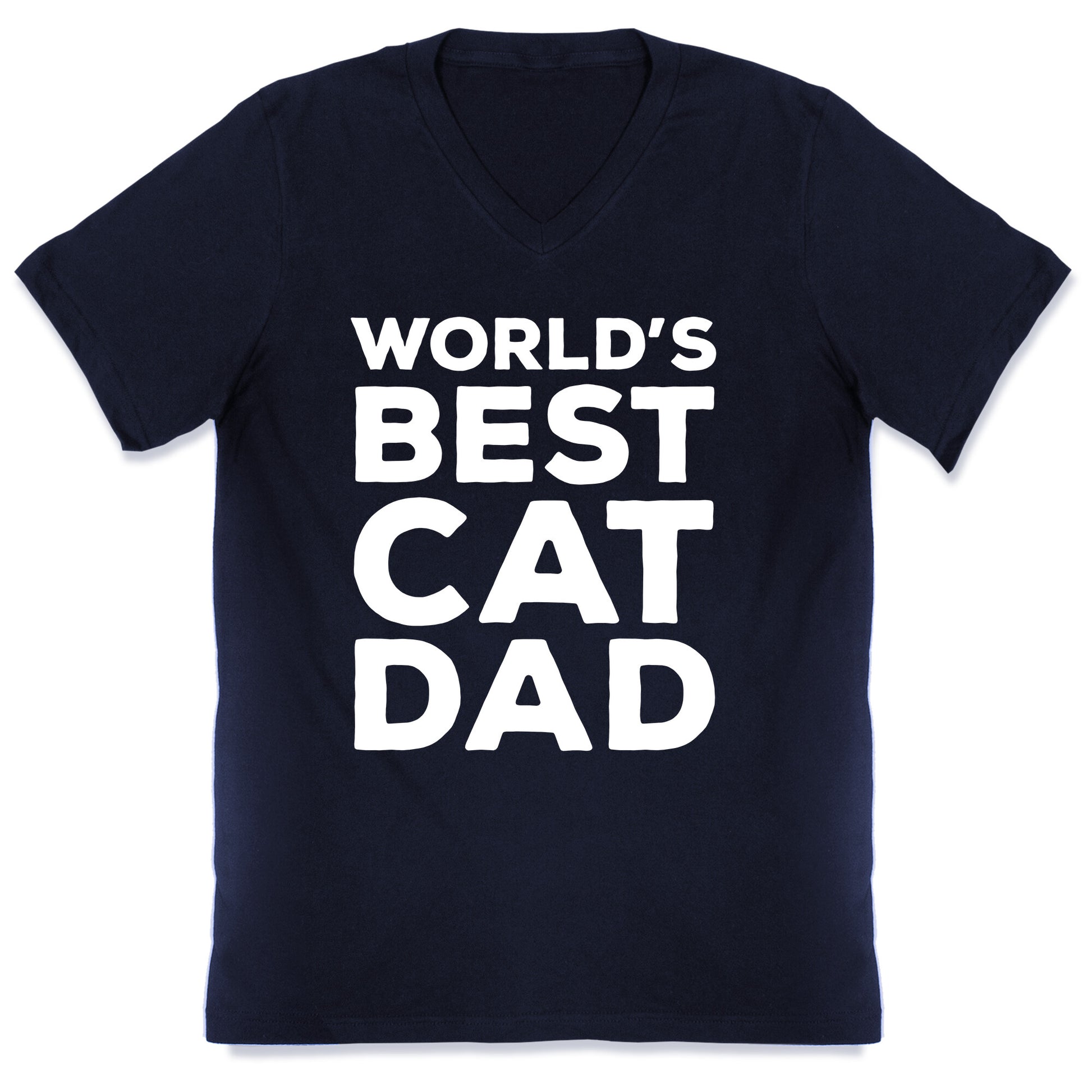 World's Best Cat Dad V-Neck