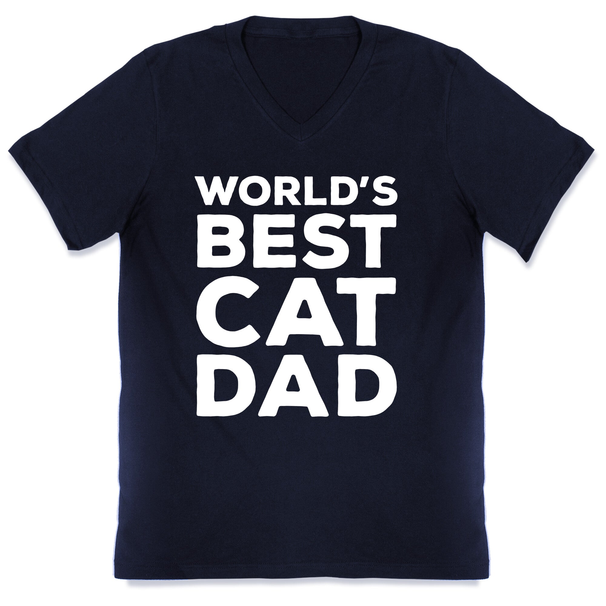 World's Best Cat Dad V-Neck