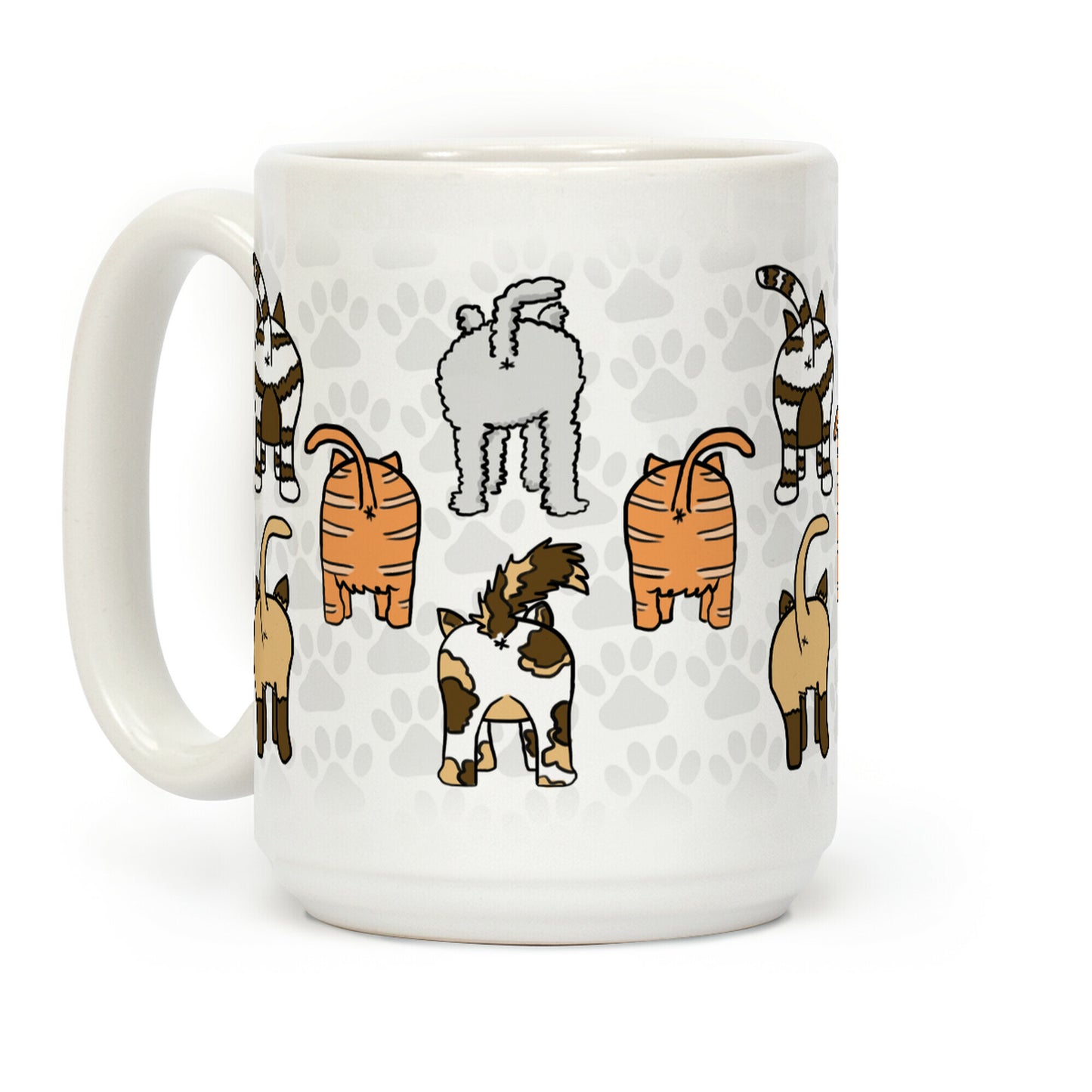 Cat Butt Pattern Coffee Mug