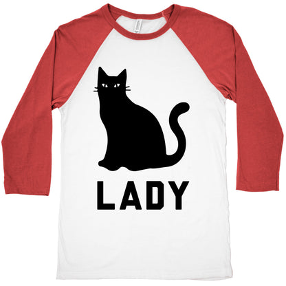 Cat Lady Baseball Tee