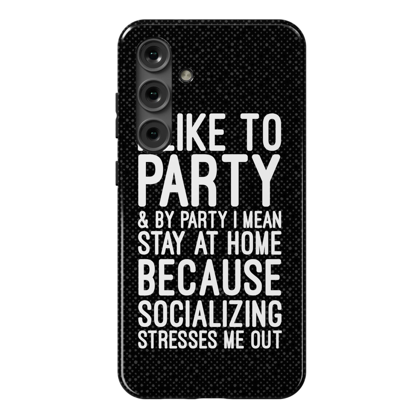 Socializing Stresses Me Out Phone Case