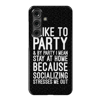 Socializing Stresses Me Out Phone Case