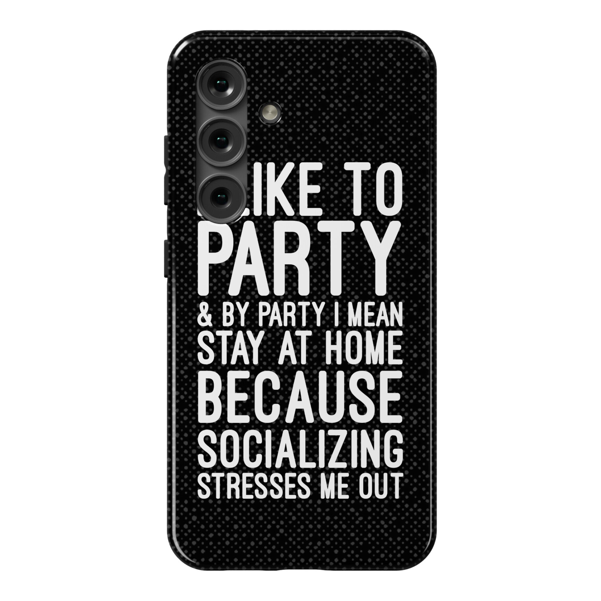 Socializing Stresses Me Out Phone Case