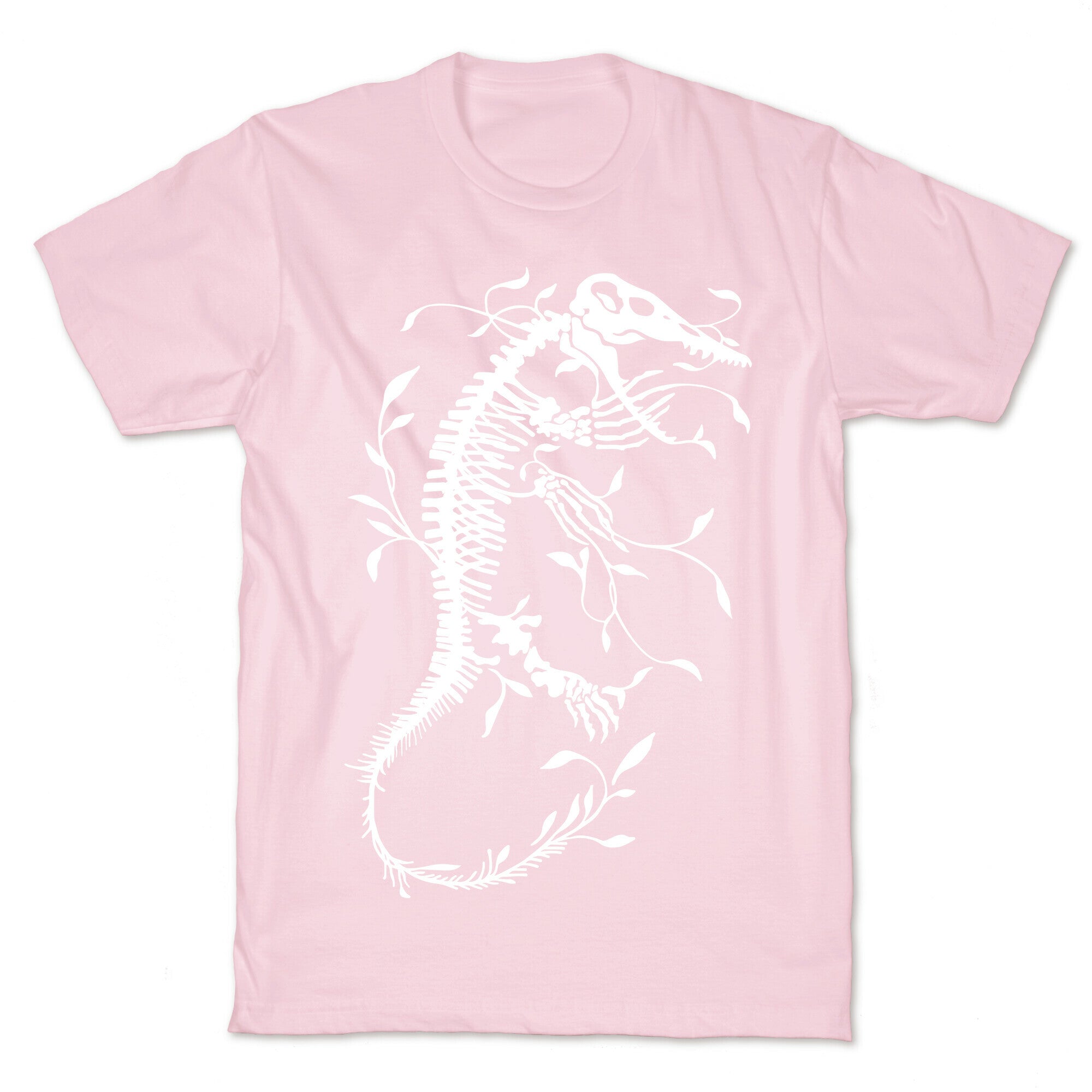 Floral Dinosaur Mosasaur T-Shirt