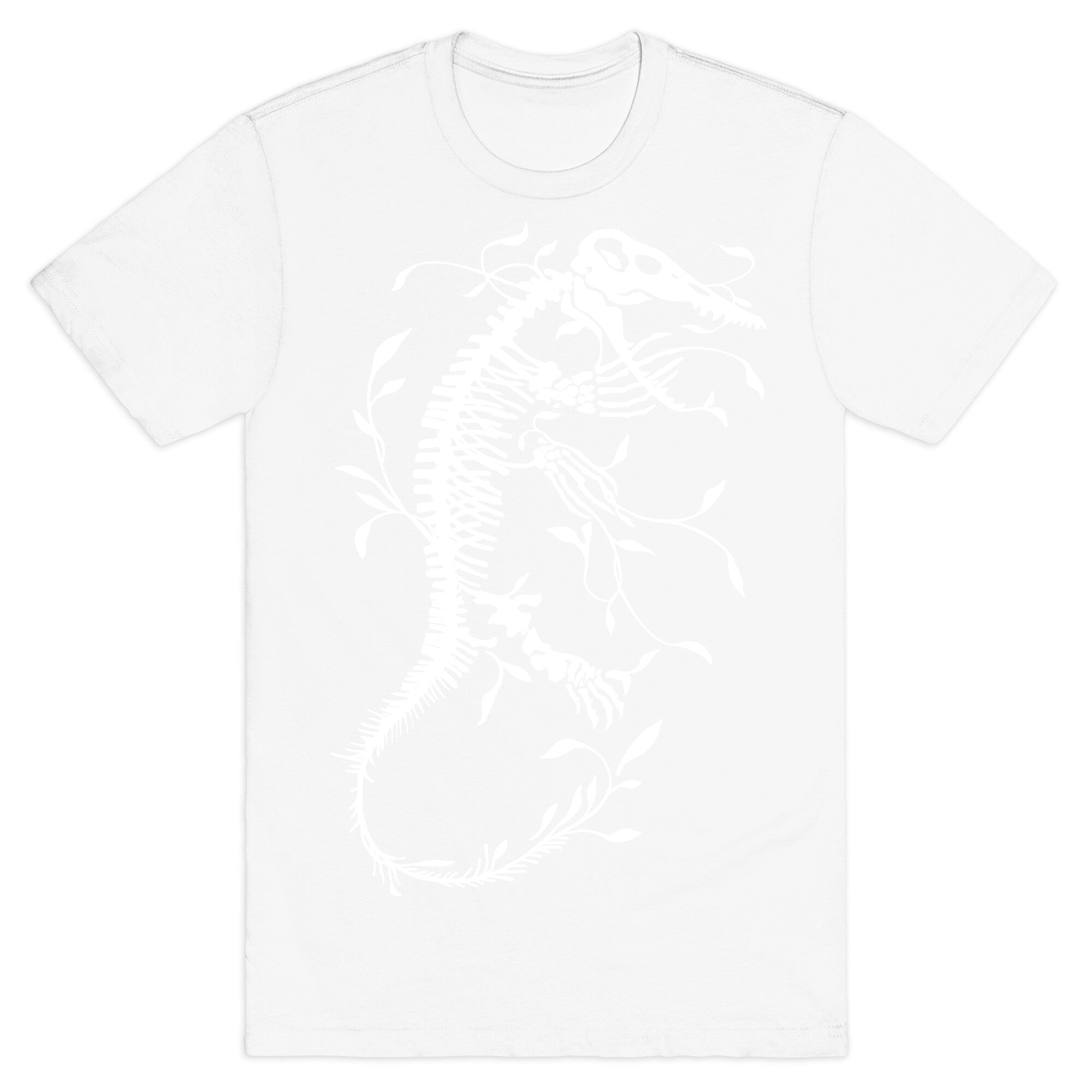 Floral Dinosaur Mosasaur T-Shirt