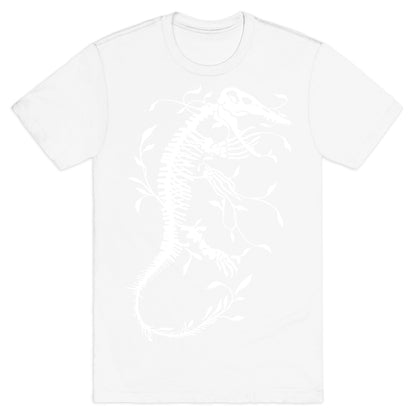 Floral Dinosaur Mosasaur T-Shirt