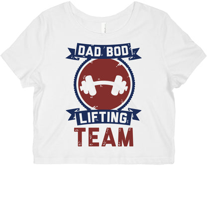 Dad Bod Lifting Team Graphic Baby Tee