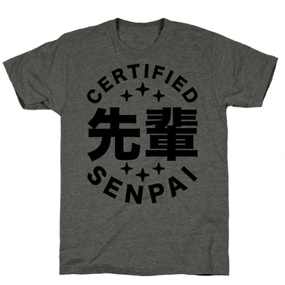 Certified Senpai Unisex Triblend Tee
