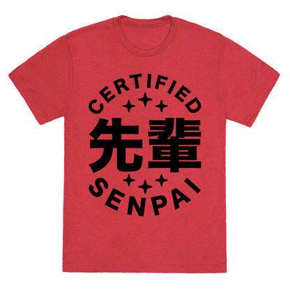 Certified Senpai Unisex Triblend Tee