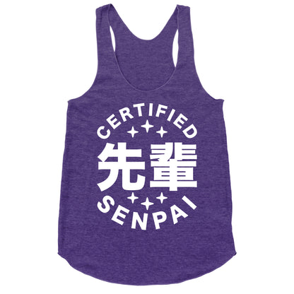 Certified Senpai Racerback Tank