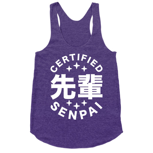 Certified Senpai Racerback Tank