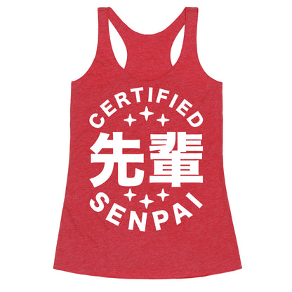Certified Senpai Racerback Tank