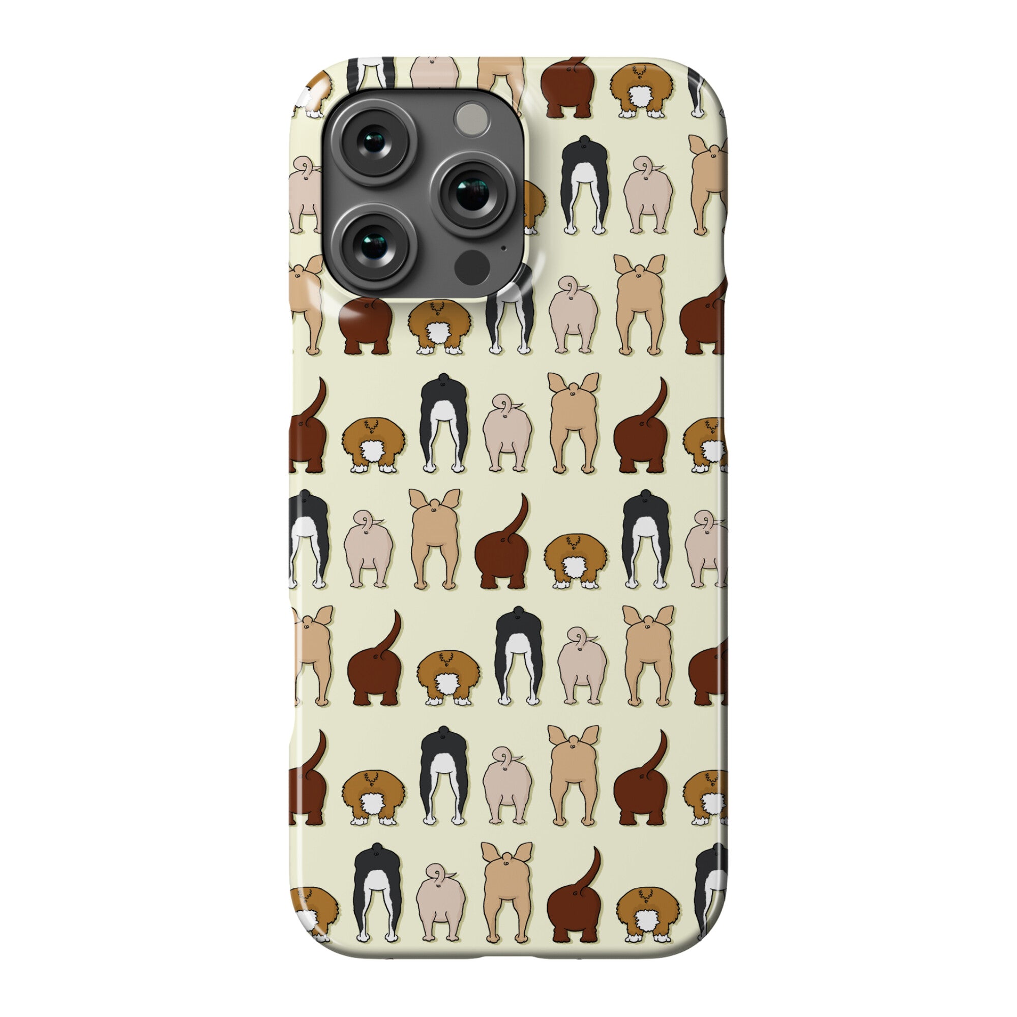 Dog Butt Pattern Phone Case