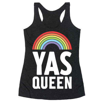Yas Queen Rainbow Pride Racerback Tank