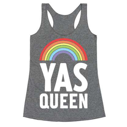 Yas Queen Rainbow Pride Racerback Tank