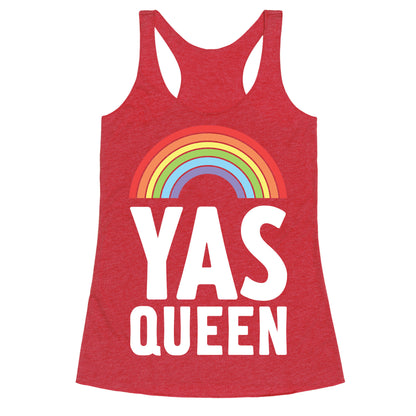 Yas Queen Rainbow Pride Racerback Tank