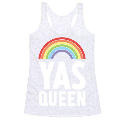 Yas Queen Rainbow Pride Racerback Tank