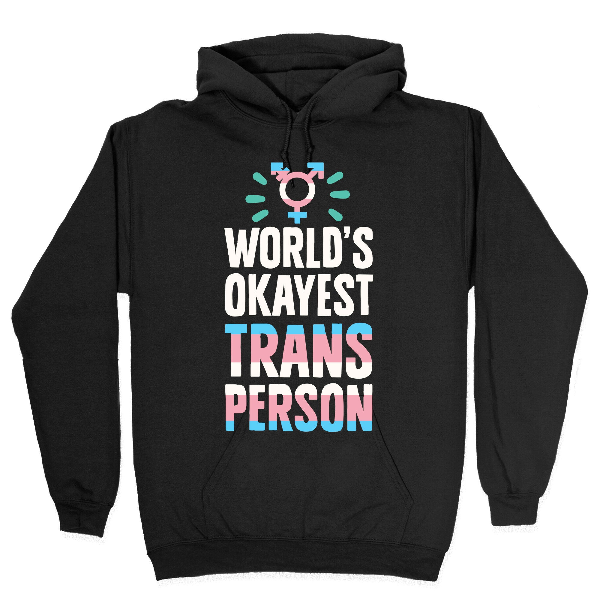 World's Okayest Trans Hoodie
