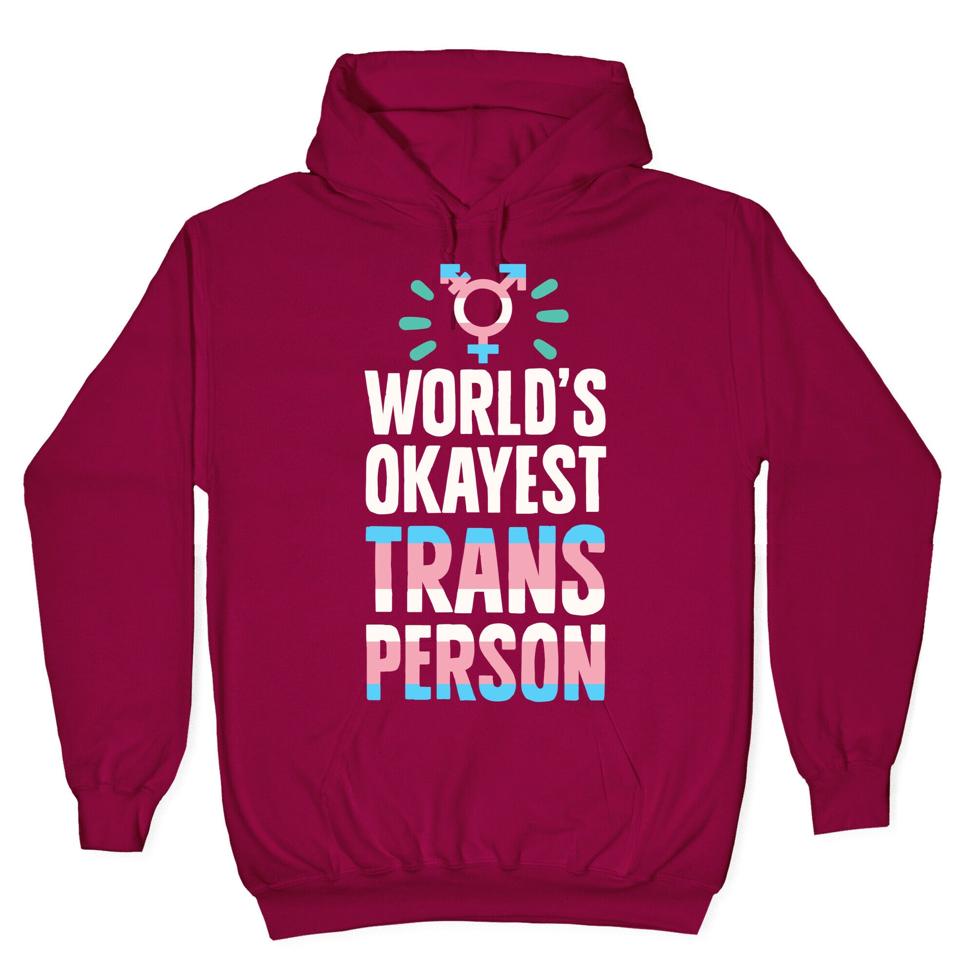World's Okayest Trans Hoodie