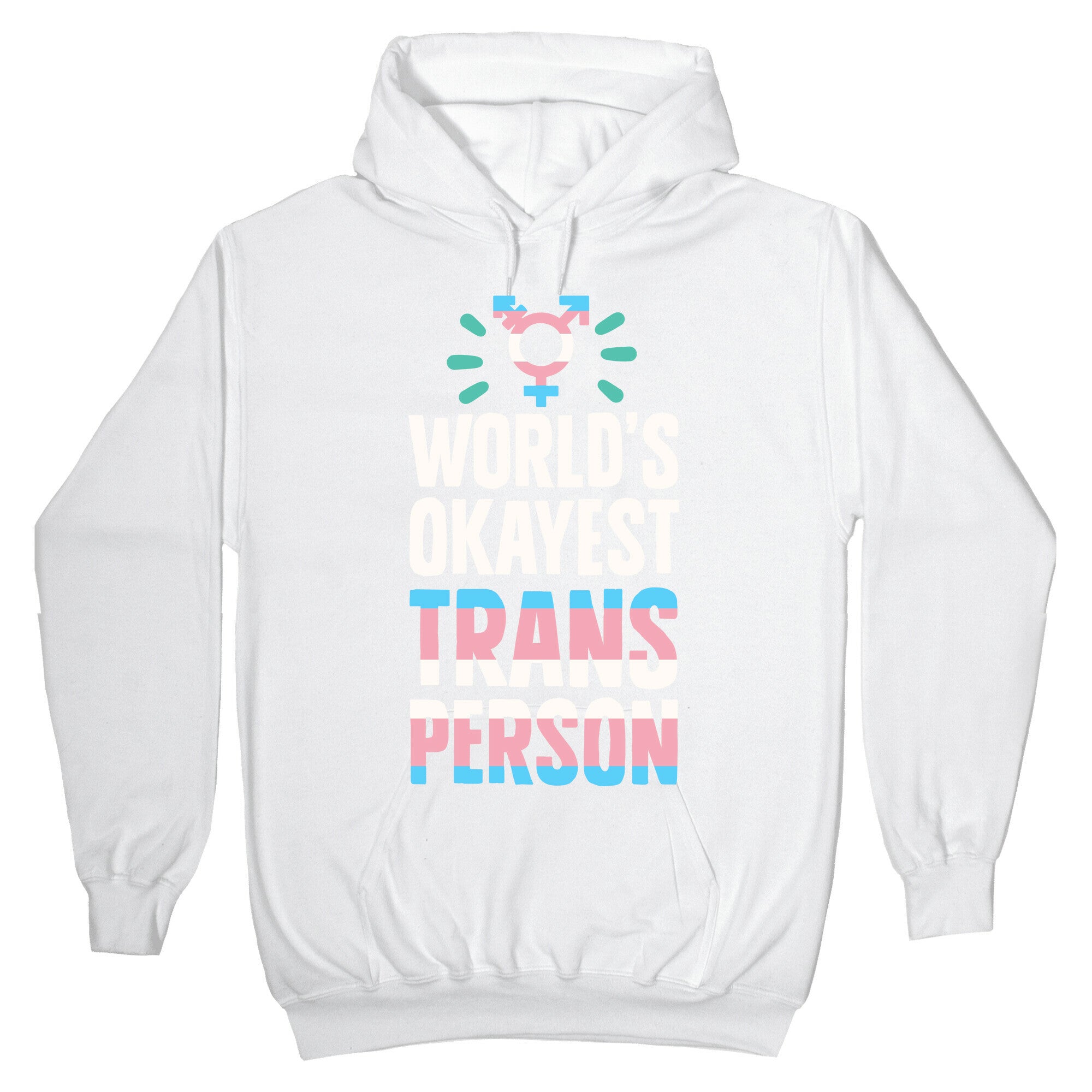World's Okayest Trans Hoodie