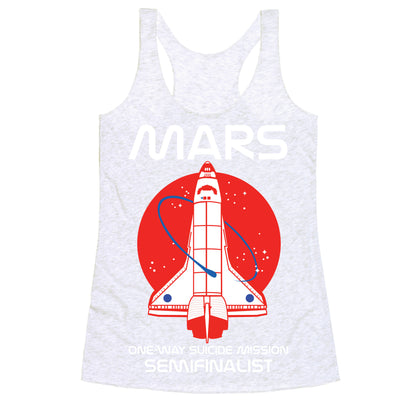 Mars One Way Mission Racerback Tank