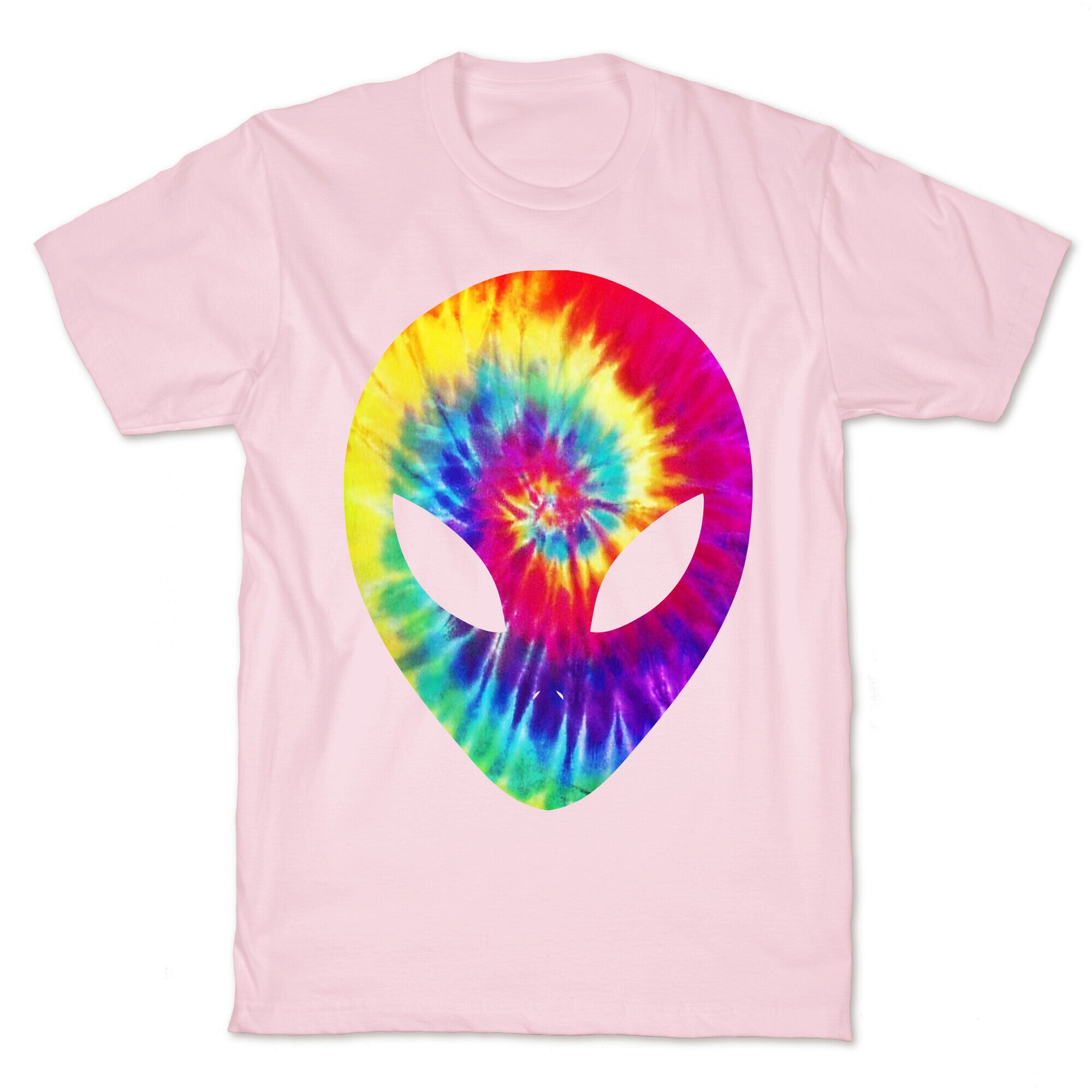 Tie Dye Alien Head T-Shirt