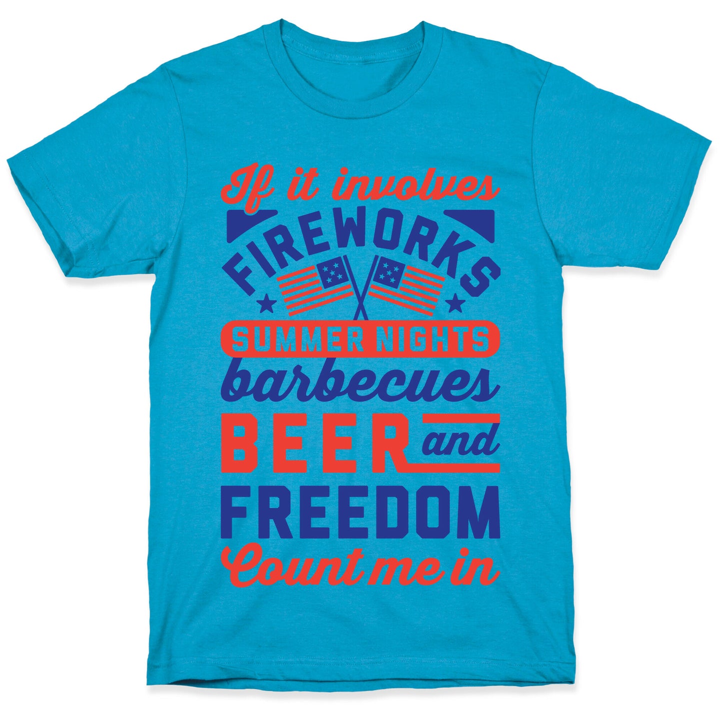 If It Involves Fireworks Count Me In Unisex Triblend Tee