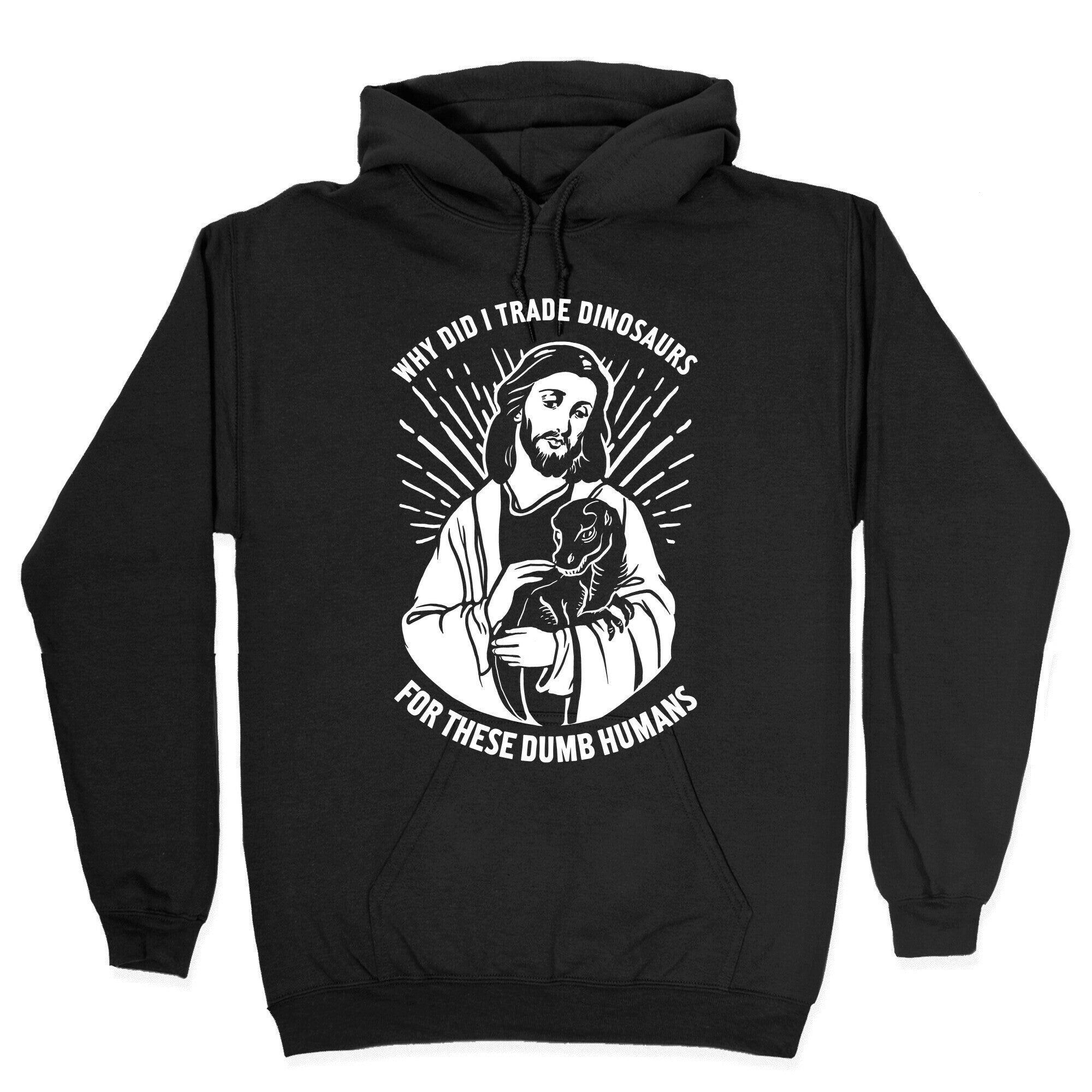 Why Did I Trade Dinosaurs For These Dumb Humans Hoodie
