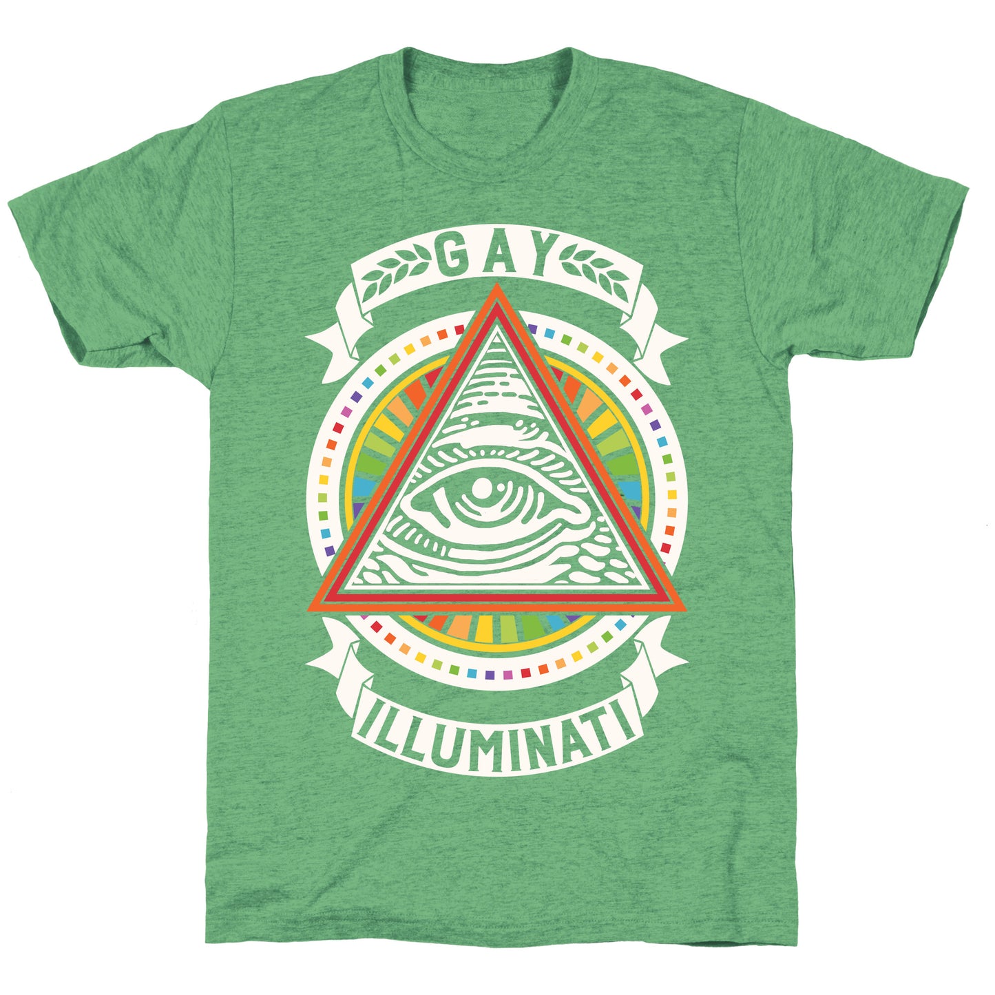 Gay Illuminati Unisex Triblend Tee