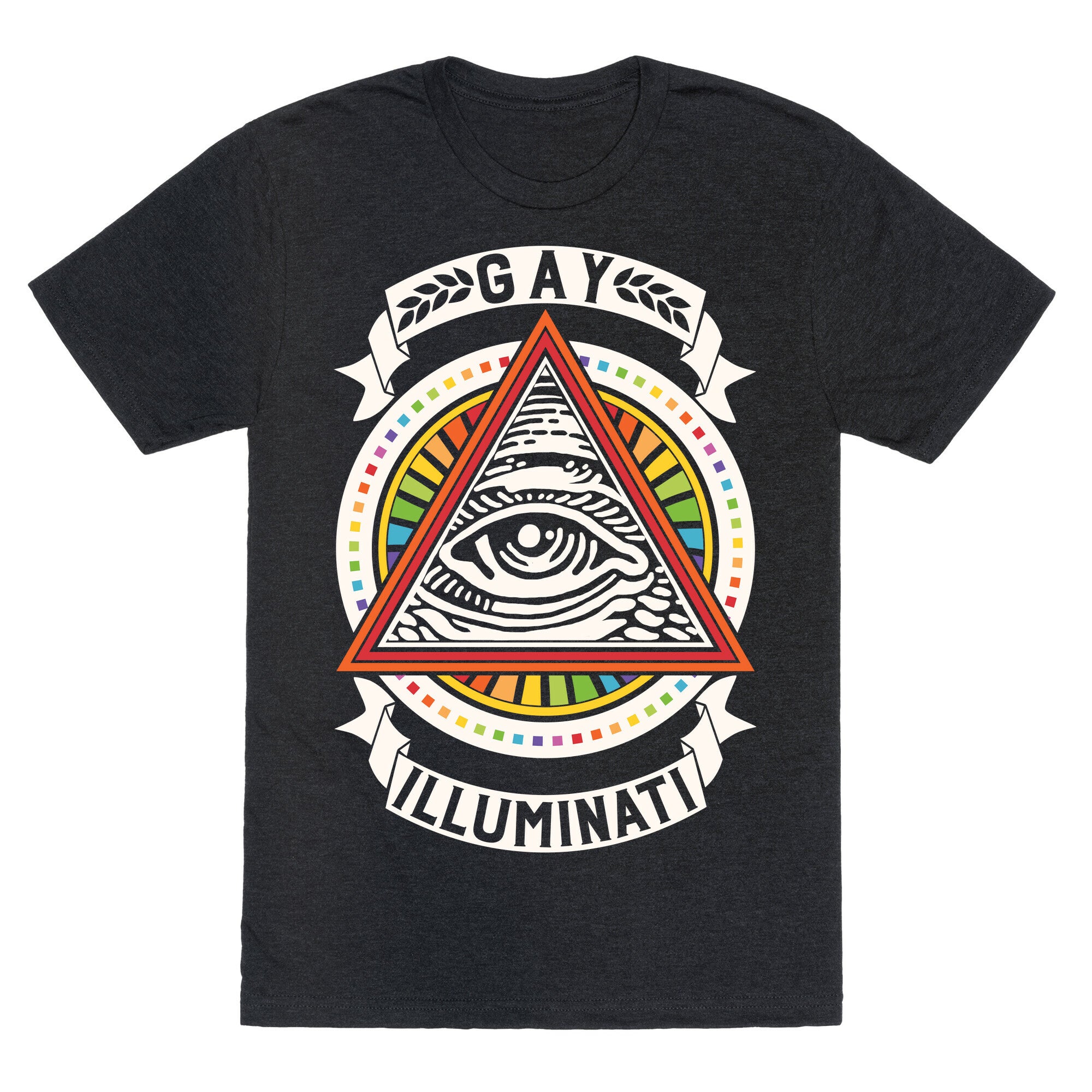 Gay Illuminati Unisex Triblend Tee