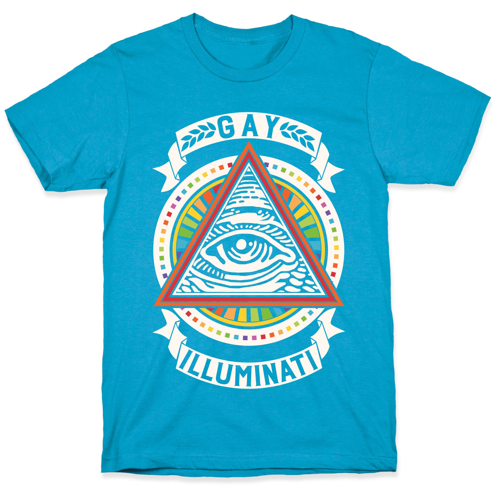 Gay Illuminati Unisex Triblend Tee