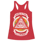 Gay Illuminati Racerback Tank