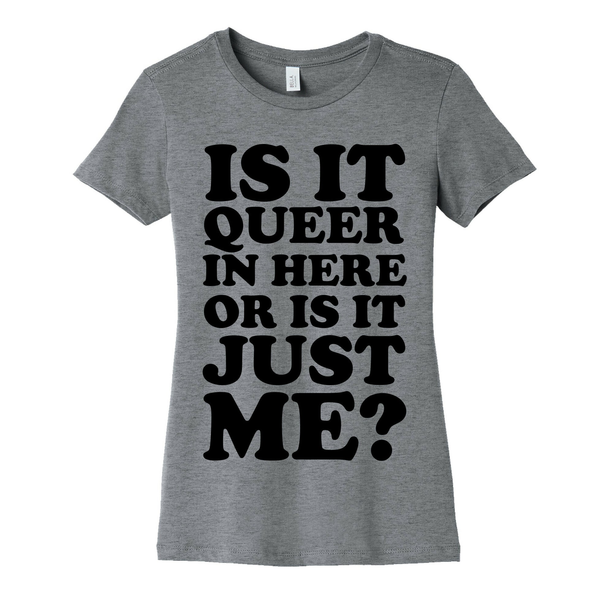 Is It Queer In Here Or Is It Just Me Women's Cotton Tee