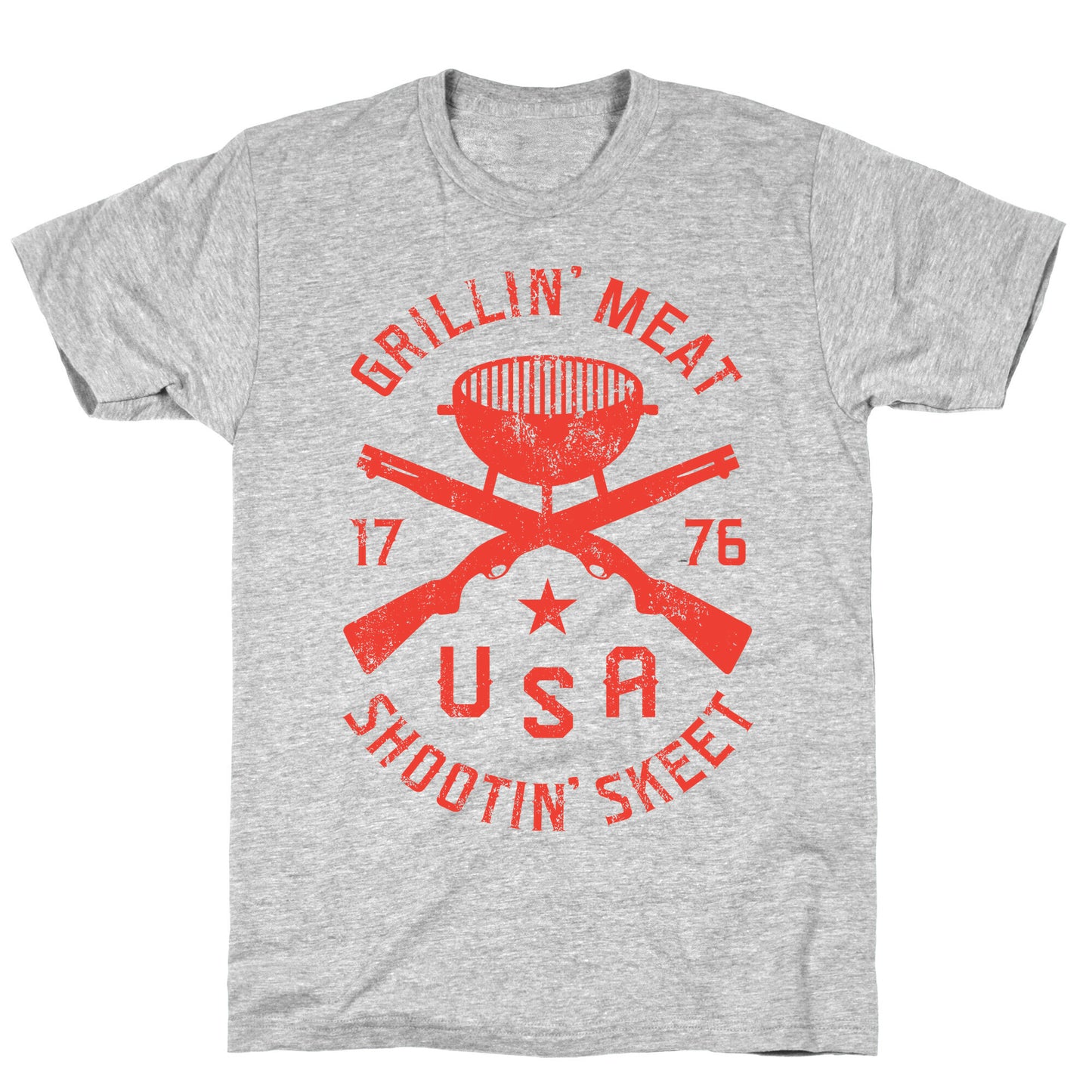 Grillin' Meat Shootin' Skeet T-Shirt
