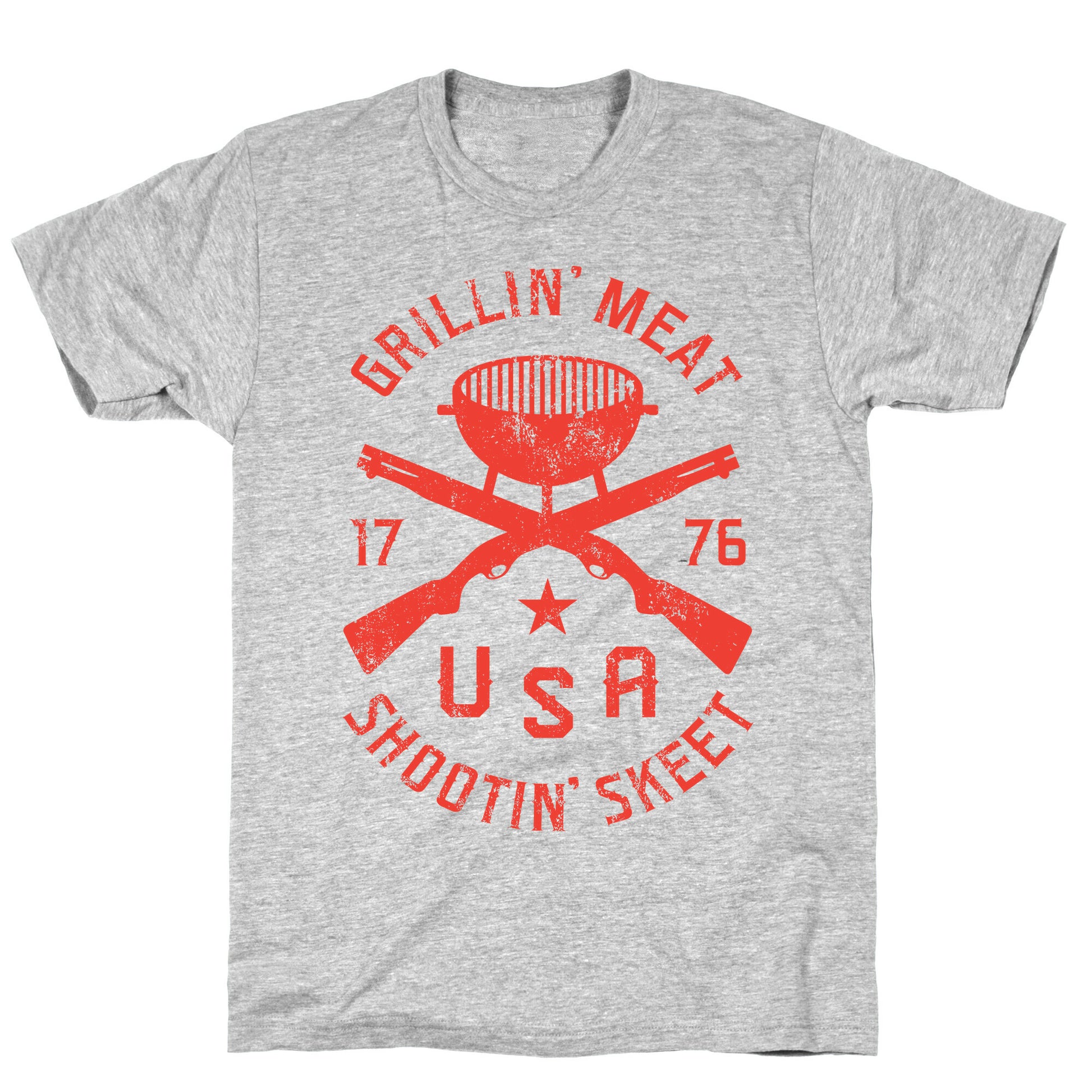 Grillin' Meat Shootin' Skeet T-Shirt