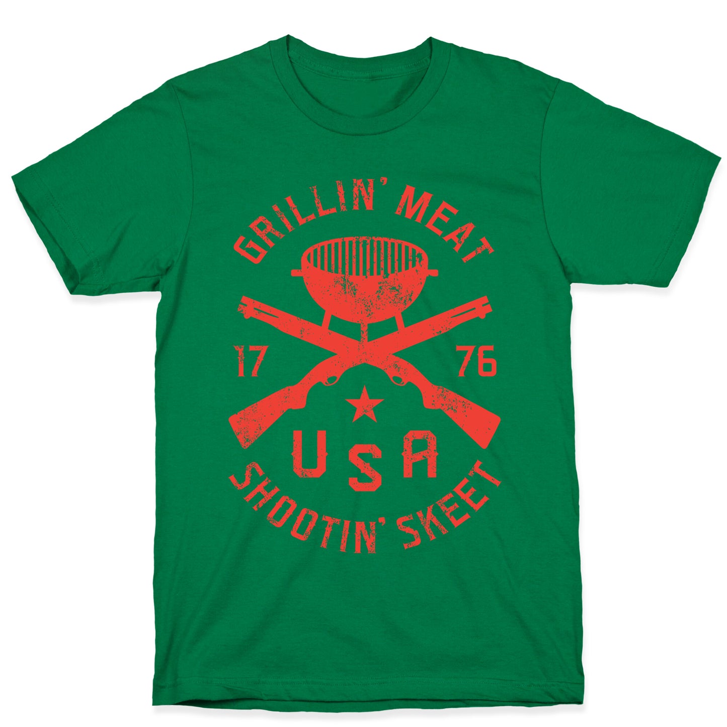 Grillin' Meat Shootin' Skeet T-Shirt