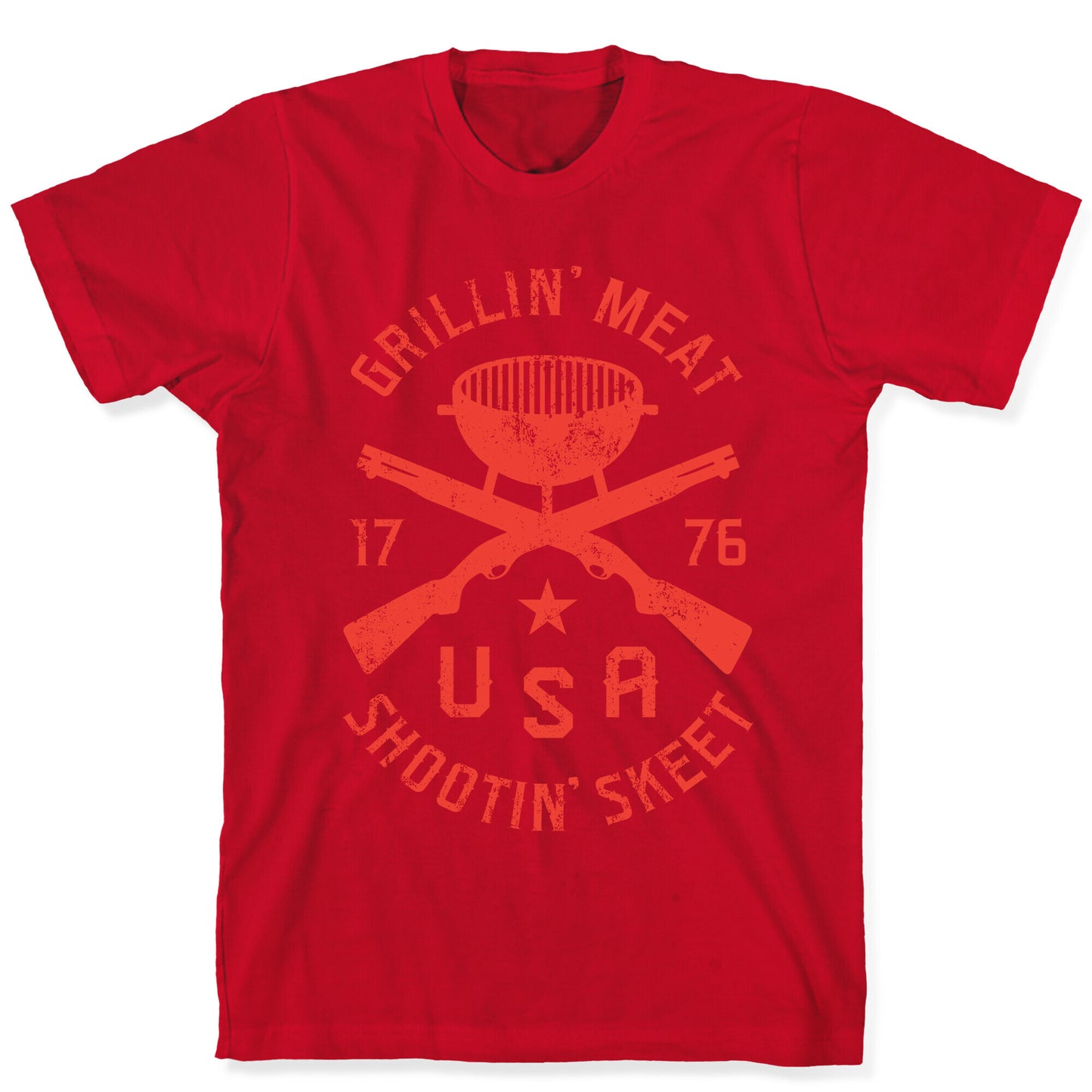 Grillin' Meat Shootin' Skeet T-Shirt