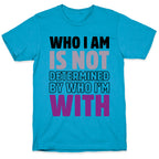 Who I Am Is Not Determined By Who I'm With (Asexual) Unisex Triblend Tee
