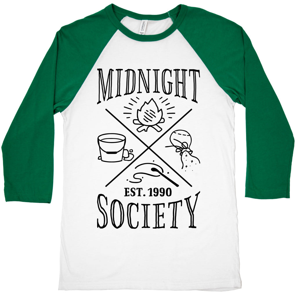 Midnight Society Baseball Tee