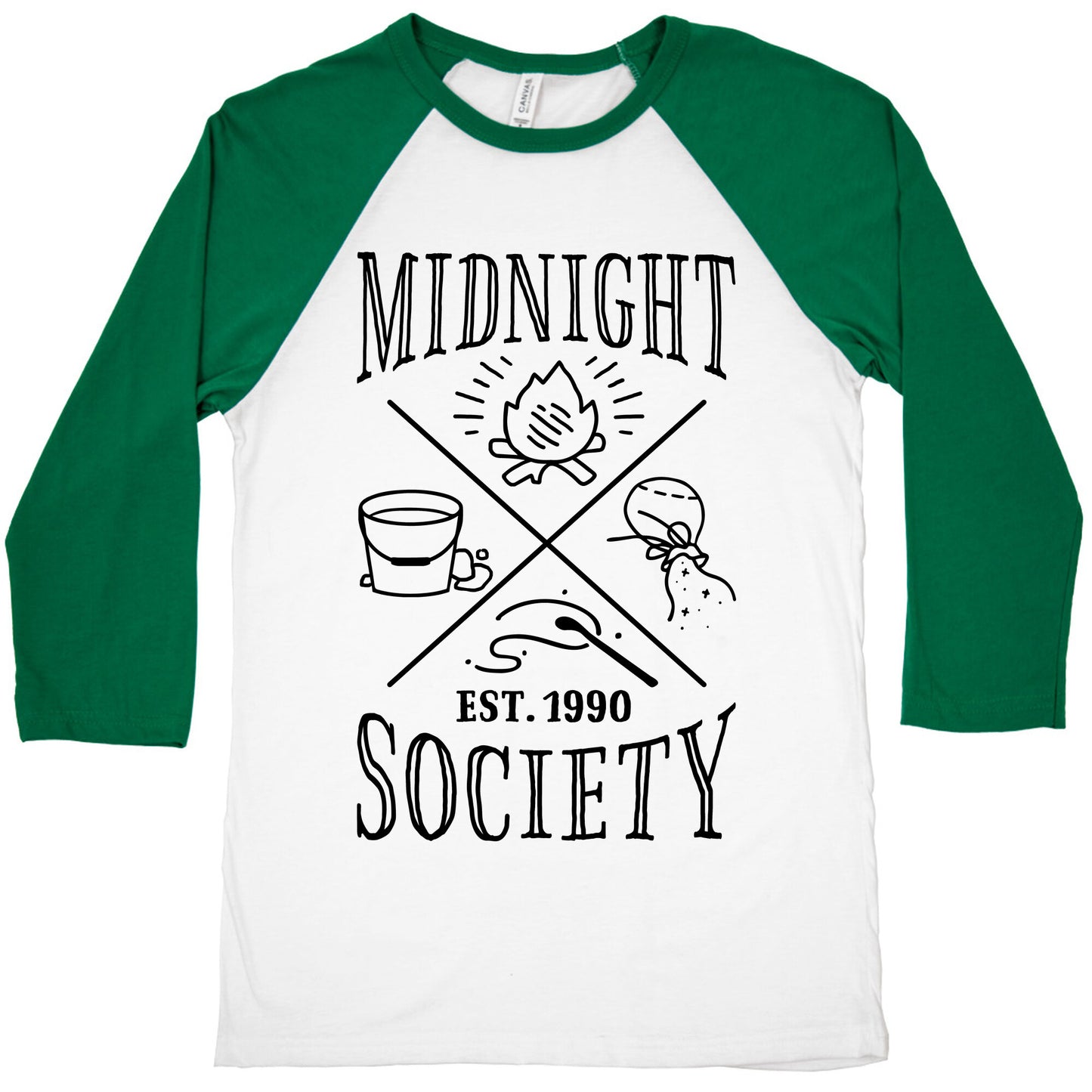 Midnight Society Baseball Tee